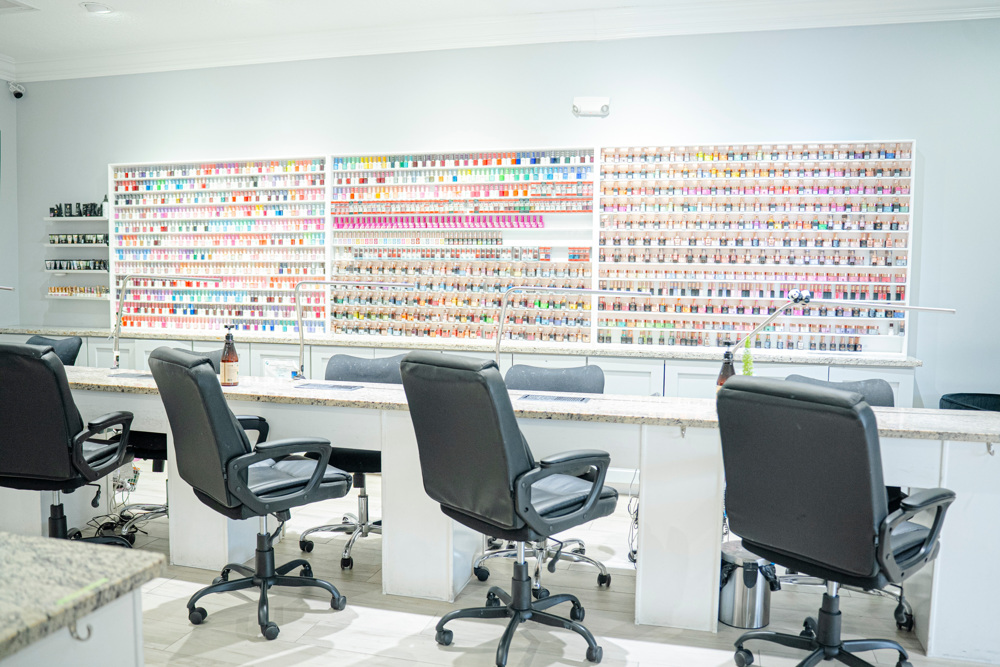 Inside Glitz & Glam Nail Salon — Jacksonville FL